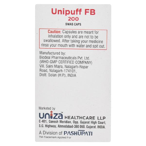 UNIPUFF FB 200 Capsule 30's