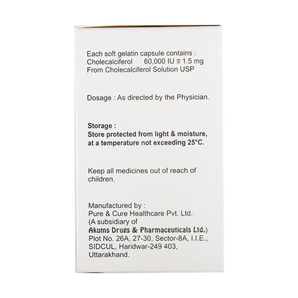 UPSURGE D3 60000iu Capsule 4's