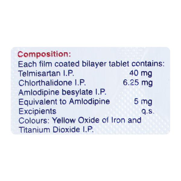 TELMA ACT 40/5/6.25 Tablet 15's