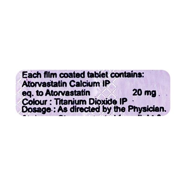 ATORVAFINE 20mg Tablet 10's