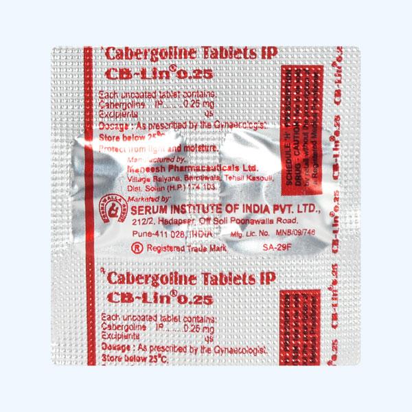 CB Lin 0.25mg Tablet 2'S