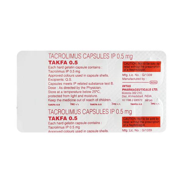 Takfa 0.5mg Capsule 10'S