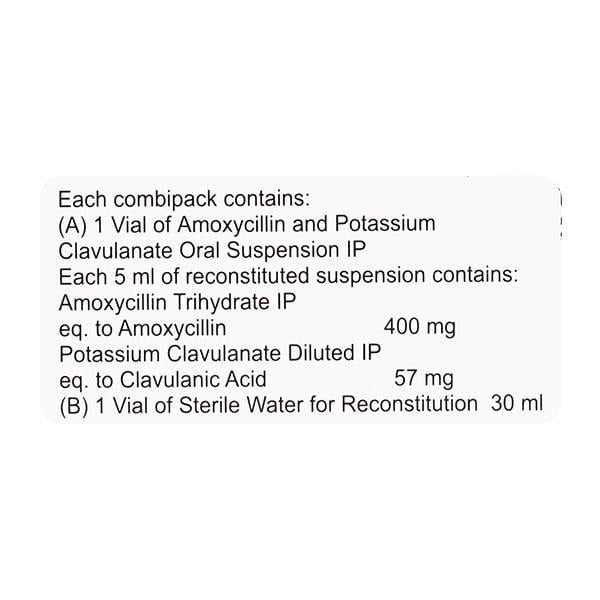 EXCLUV DS 457mg Dry Syrup 30ml