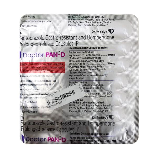 DOCTOR PAN D 30/40mg Tablet 15's