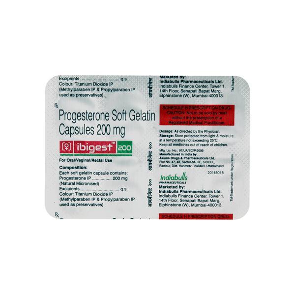 Ibigest 200mg Capsule 10'S