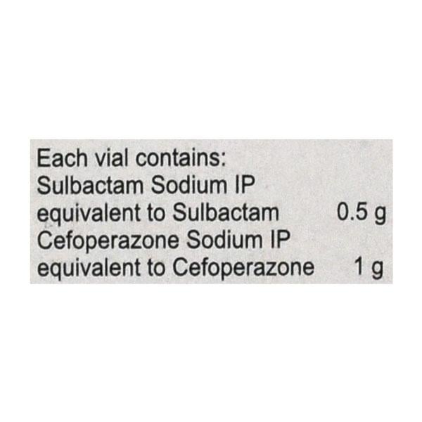 Sulbacef 1.5gm Injection 1's