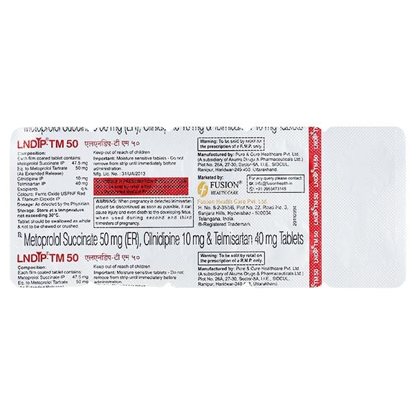 LNDIP TM 50 Tablet 10's