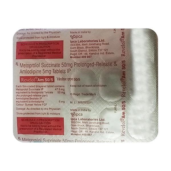 REVELOL AM 50/5 Tablet 15's