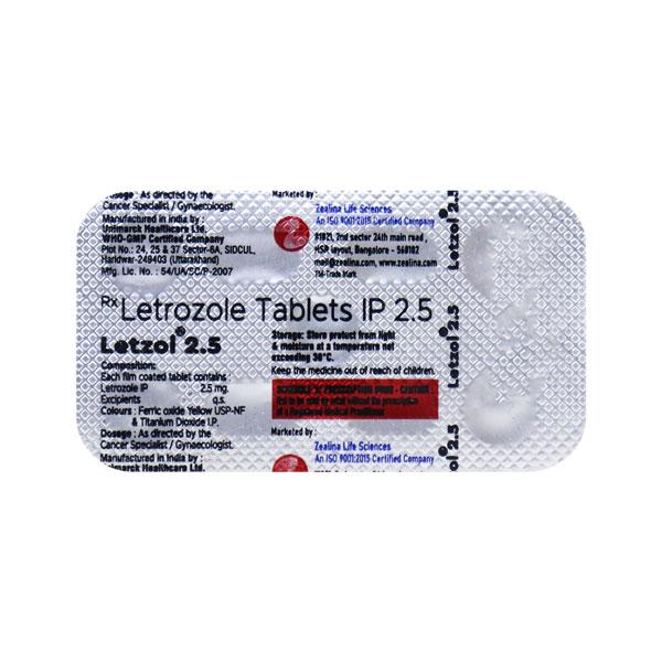 LETZOL 2.5 Tablet 5's