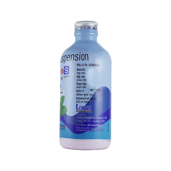 LENOCARB S PEPPERMINT FLAVOUR Suspension 200ml