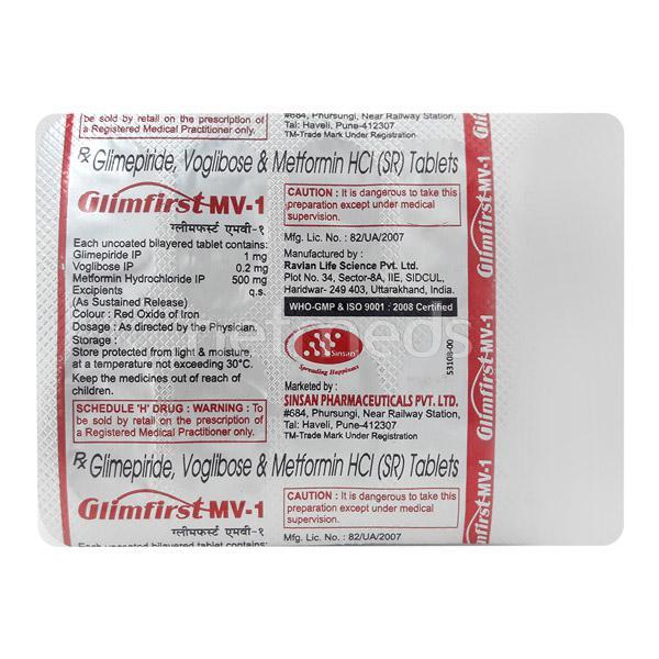 Glimfirst Mv1 Tablet 10'S