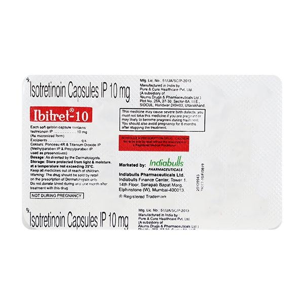 Ibitret 10mg Softgel 10'S