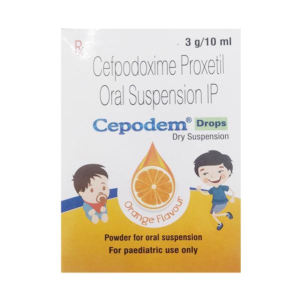 CEPODEM Orange Flavour DROPS Dry Suspension 10ml