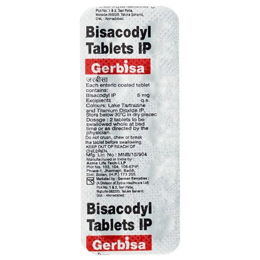 Gerbisa 5mg Tablet 10'S