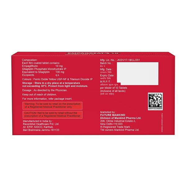 EMPAGREAT S 10 Tablet 10's