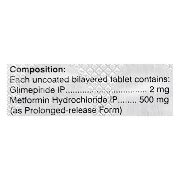 Glorimet G 2/500mg Tablet 10'S
