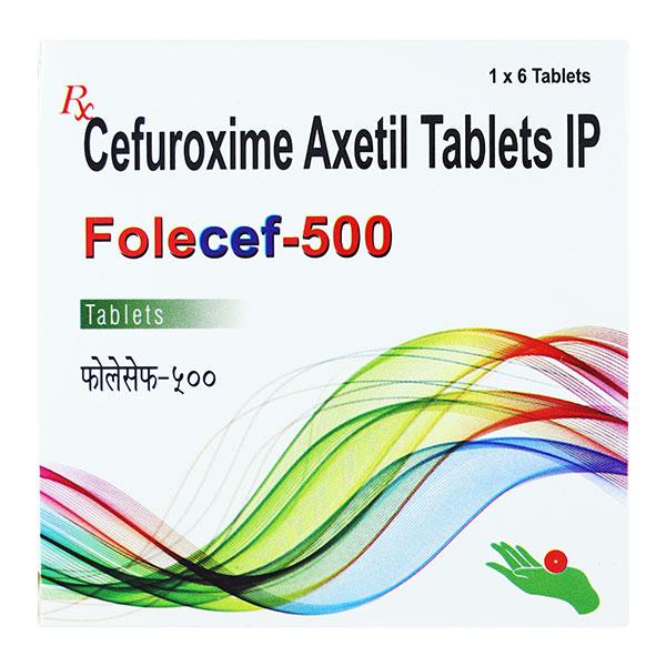 FOLECEF 500 Tablet 6's