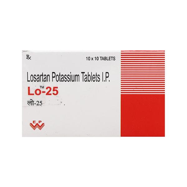 LO 25mg Tablet 10'S