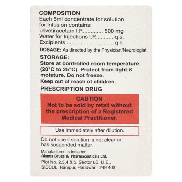 Keppra 100mg Solution 300ml