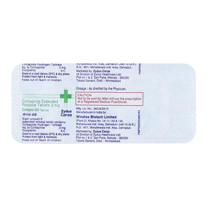 Cintapro OD 3mg Tablet 10'S