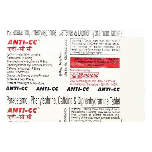 ANTI CC Tablet 10's