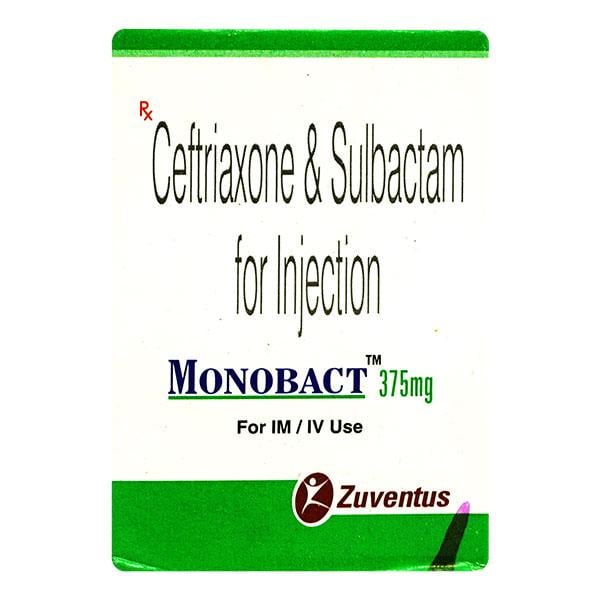 Monobact 375mg Injection 1's