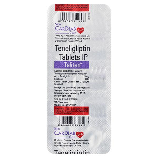 TELITEN 20mg Tablet 10's