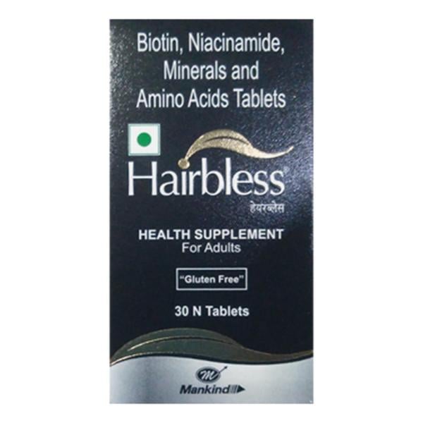 HAIRBLESS GLUTEN FREE Tablet 30's
