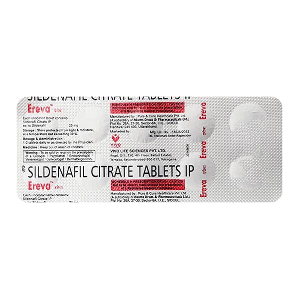 EREVA 25mg Tablet 10's