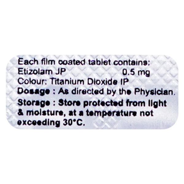 Etibliss 0.5mg Tablet 10'S