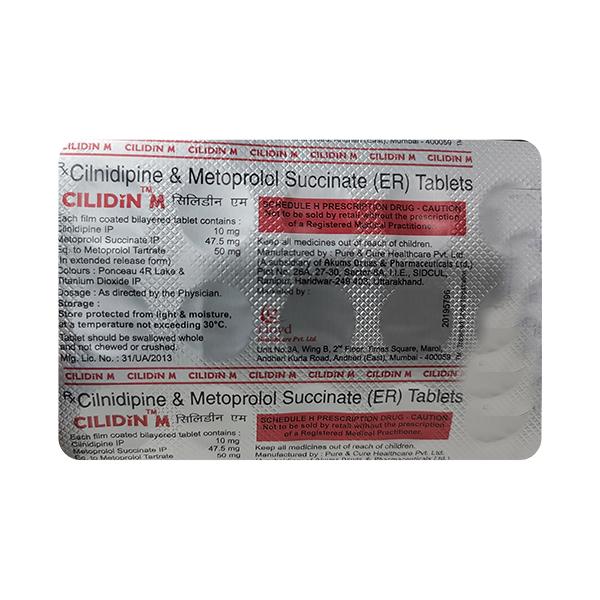 CILIDIN M Tablet 15's