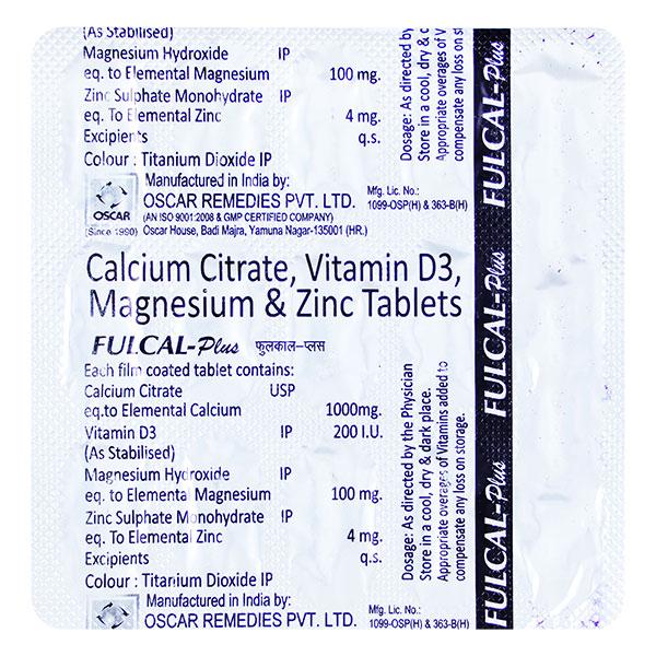 FULCAL PLUS Tablet 15's