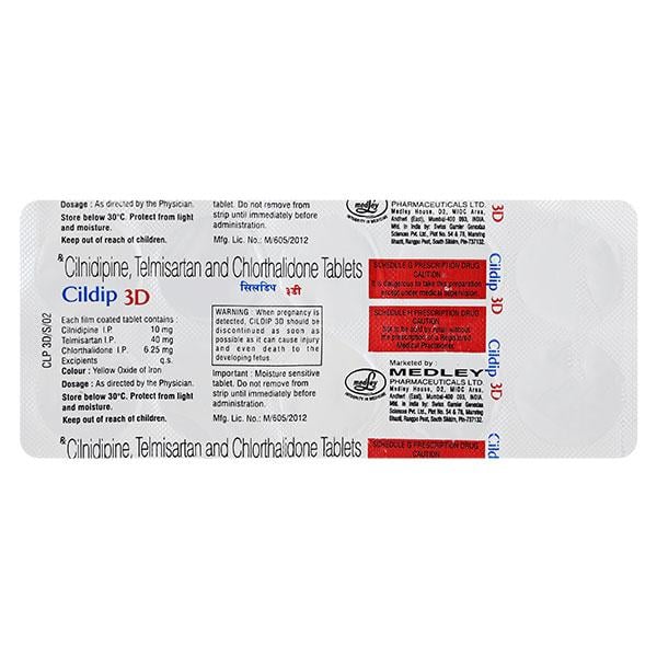 Cildip 3D Tablet 10'S