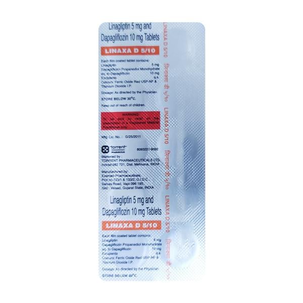 LINAXA D 5/10 Tablet 10's