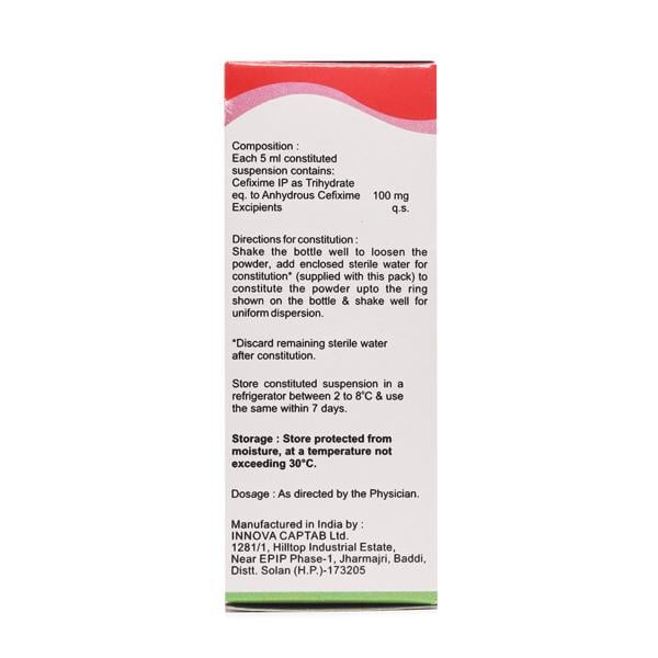 Mahacef 100mg Dry Syrup 30ml