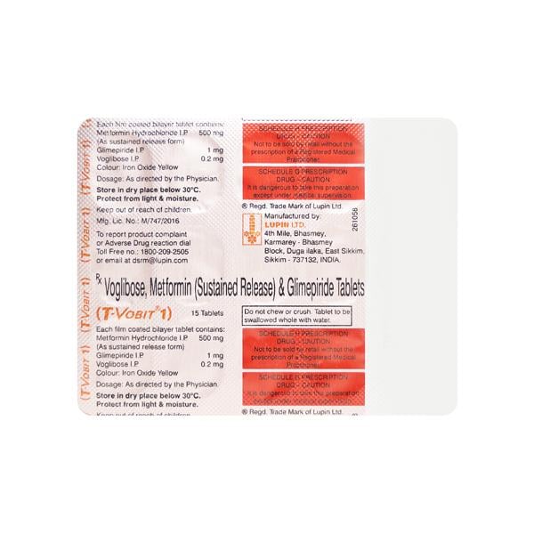 T Vobit 1mg Tablet 15'S