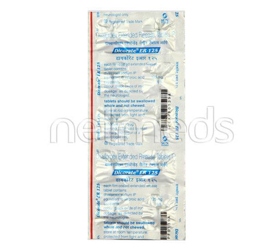 Dicorate ER 125mg Tablet 10'S