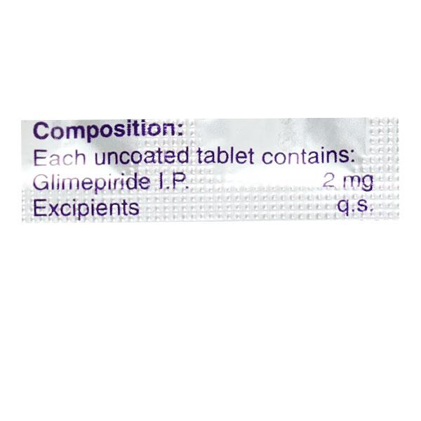 Glimulin 2mg Tablet 10'S