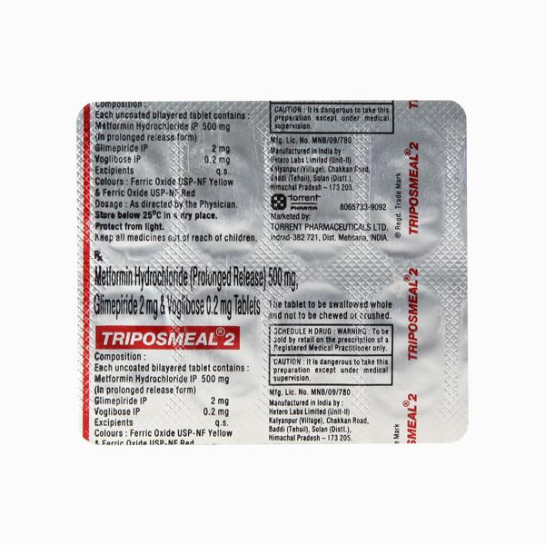 Triposmeal 2mg Tablet 10'S
