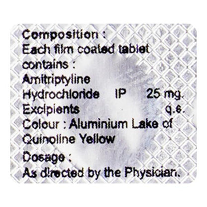 AMITOP 25mg Tablet 10's