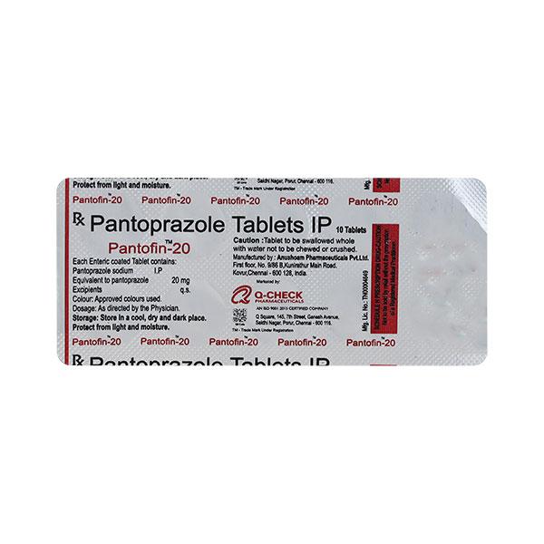 PANTOFIN 20mg Tablet 10's