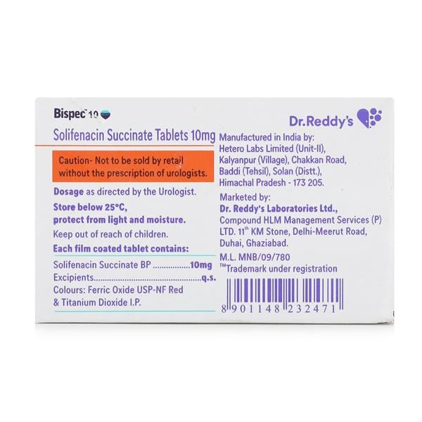 Bispec 10mg Tablet 15'S