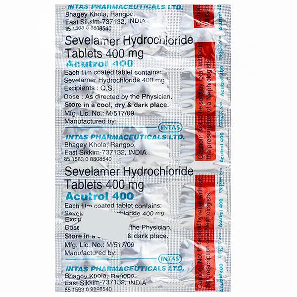 Acutrol 400mg Tablet 15'S