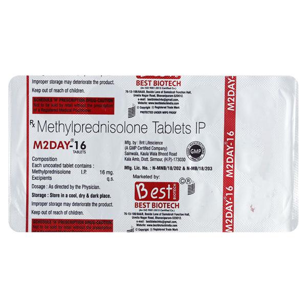 M2DAY 16 Tablet 10's