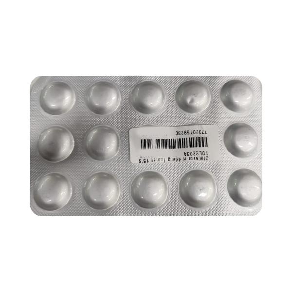 Olmesar H 40mg Tablet 15'S