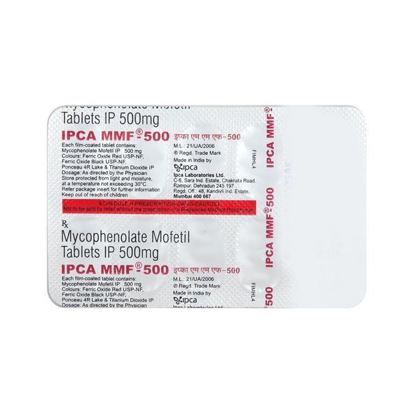 MMF 500mg Tablet 10'S (N)