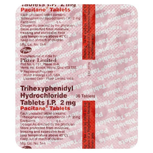 Pacitane 2mg Tablet 30'S - Global Surgicals