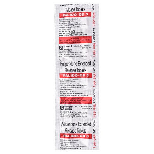 Palido OD 3mg Tablet 10'S - Global Surgicals