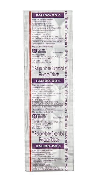 Palido OD 6mg Tablet 10'S - Global Surgicals