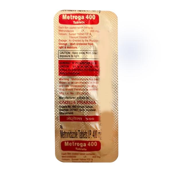 METROGA 400 Tablet 10's